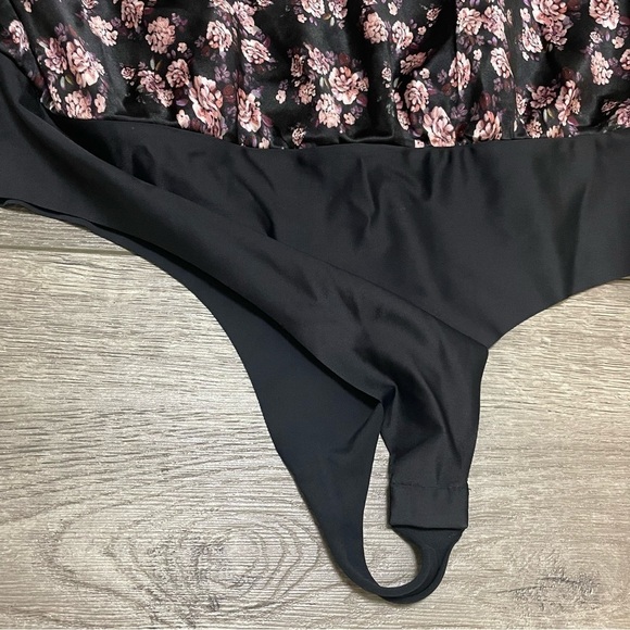 Cami NYC Womens Silk One Shoulder Bodysuit Blouse Floral QUARTZ GARDEN Sz M NWOT - Picture 4 of 8